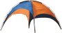 Madagascar Beach Shelter - Blue & Orange
