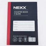 Nexx Counter Book 3 Quire Feint & Margin A4- - Factory Plaza