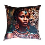 Scatter Cushion - Leopard Queen 60X60CM
