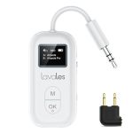 Lavales Bluetooth 5.3 Transmitter Receiver For Airplane Wireless Audio Adapter For 2 Headphones Aptx Adaptive sbc hd 100FT Long