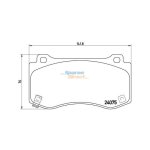 Fremax Brake Pad Set Front FBP0333