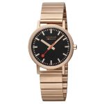 Classic Rose Gold Tone Stainless Steel Analogue Watch 36MM