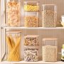 Bamboo Lid Airtight Jar Set - Eco-friendly Kitchen Storage