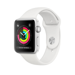 Apple Watch Series 3 Gps Only 38MM – Silver Case With White Sport Band