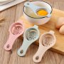 1PC Multicolor Plastic Egg Separator - Portable Egg White And Yolk Filter For Baking