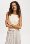 Cotton On All Day Boat Neck Tank - Lemon Icing