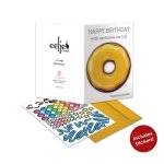Caramel Doughnut Card With Stickers