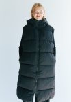Hooded Puffer Gilet - Black