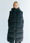 Hooded Puffer Gilet - Black