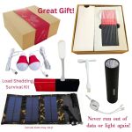 Lifespace Vg Solar Power Kit With Solar Panel Power Banks & Accessories - Red