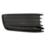 Vw Polo Sedan Fog Grille Without Hole Plain Black Right Side 16-19