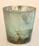 Blue & Silver Candle Holder – 17.5X18CM