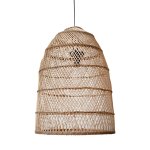 Malawi Rattan Bell Shape Pendant Light