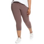 Plus Size Essential Cropped Leggings - Mocha