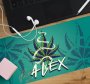 Cannabis Illustration Graffiti Custom Mousemat