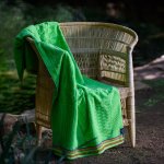Beach Towel - Ghana Macaw Green - 85 X 150 Cm