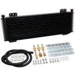 40K LPD47391 Transmission Oil Cooler Kit Compatible With Heavy Duty 40 000 Gvw Max Low Pressure Drop Trans Cooler With Mounting