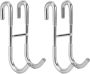 Shower Door Hooks 2-PACK Towel Hooks For Bathroom Frameless Glass Door