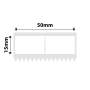 NB586 - NIIMBOT - K2 / K3 - 50X15MM - 1 660 WHITE JEWELLERY LABELS