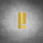 Arrow Sign D06 - Polished Brass