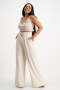 Jenna Linen Pant - Stone - L