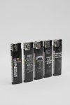 5 Pcs Electronic Refillable Butane Gas Lighter