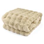 Stone Faux Fur Throw 240X260CM