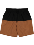 Colour Block Casual Shorts - 11 12 Black