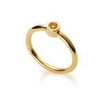 Gemstone Ring 3MM Citrine