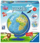 Children& 039 S World Globe 180 Piece 3D Puzzle