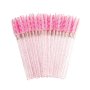 Eyelash Brushes 50pcs Mascara Eyebrow Brush Eyelash Comb Spiral Brush Makeup Brush Cute Eye Makeup Eyelash Curler Beginner Women's Gift Crystal Handle