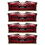 Adata AX4U3000W8G16-QRD Xpg Dazzle Red LED 32GB 4 X 8GB Kit 3000MHZ DDR4 CL16 1.35V Desktop Memory