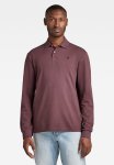 G-star Raw Dunda Core Polo Long Sleeve - Vineyard Wine
