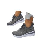 Slip On Shoes Women Women's Slip On Walking Shoes Cushion Running Tennis Non-slip Comfortable Workout Gym Athletic Fashion Sneak