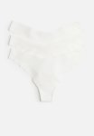 3-PACK Invisible Thong Briefs - White