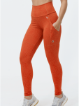 Atoms LEGGINGS - Cinnamon Copper - Large