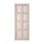 Exterior Door Hardwood 8 PANEL-W813XH2032MM