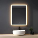 Orta Rectangular LED Mirror Small Large - Large