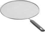 Splatter Screen 32CM Round Plastic Handle Sieve