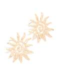 Goldair Gold Swirl Sun Stud Earrings