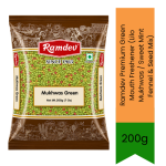 Premium Green Mouth Freshener Lilo Mukhwas Sweet Mint Fennel & Seed Mix 200G - Refreshing Indian Digestive Snack Perfect For A