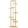 Garden Novelty Wooden 6 Tier Pot Plant Display Stand Large 122CM