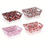 36-PACK Love Heart Themed Paper Favor Boxes With Bags And Bows Assorted Designs For Candy Chocolate Gifts Ideal For Birthdays Weddings Party Decorations & Supplies