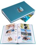 1DOT2 Photo Album 4X6 Hold 402 Photos With Memo Slip-in Pockets Photo Book Linen Cover Picture Photo Albums With Writing Space F