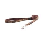 Rogz Fancy Dress Classic Lead - Beach Bum Large Mocha Bone