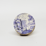 NA0100 Printed Wooden Knob Delph