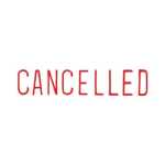 Xstamper Red Ink Stamp - Cancelled - 1119 - Stitch And Go