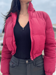 Baby Puffer Crop - Cherry - Medium