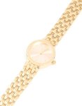 Goldair Gold Large Round Face Watch