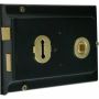 Rim Lock - Black - 6X4CM